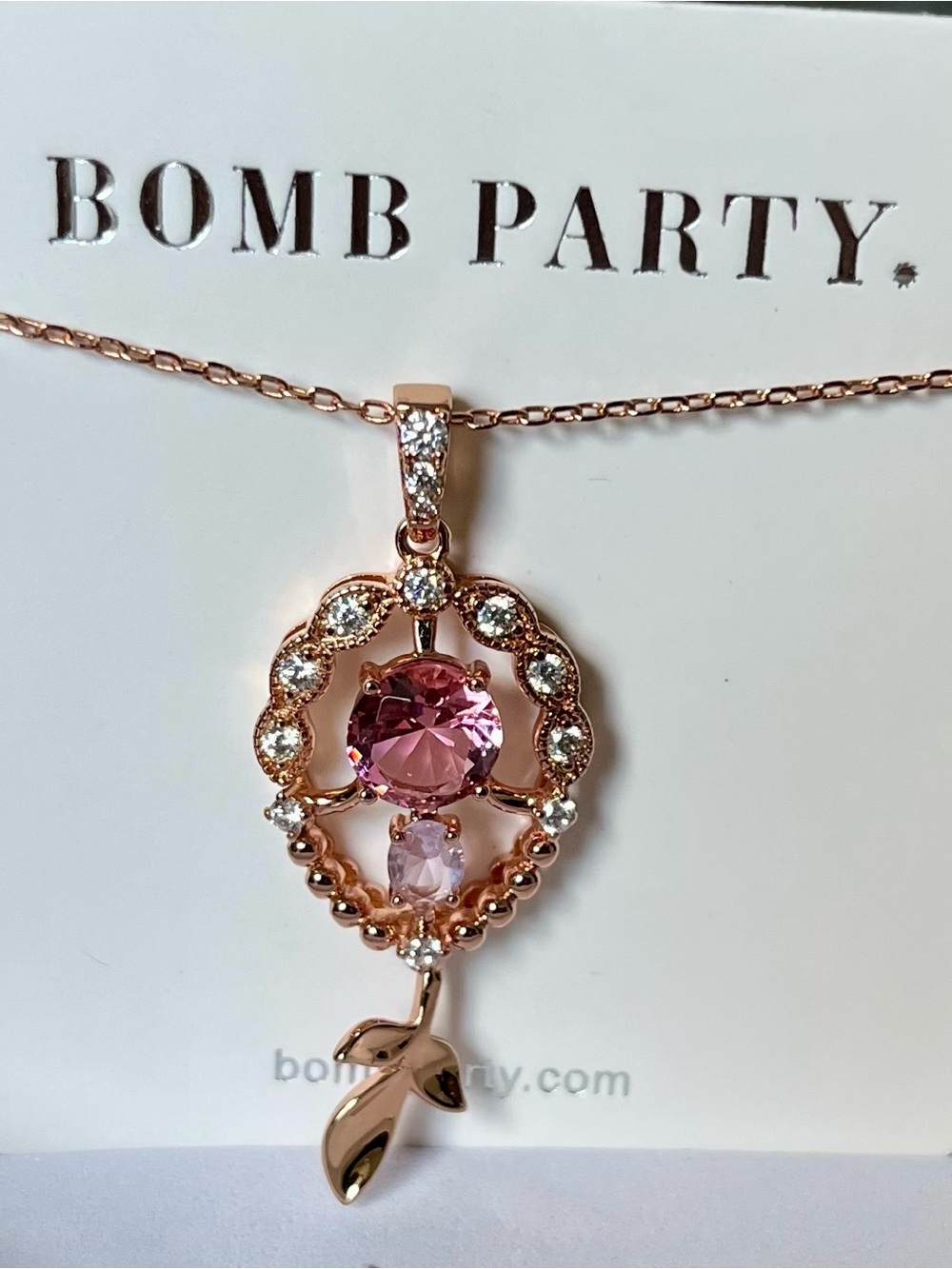Bomb Party SGP RBP3247 The Southern Garden Necklace HTF Vintage